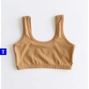 ARQ full coverage bra in camel
